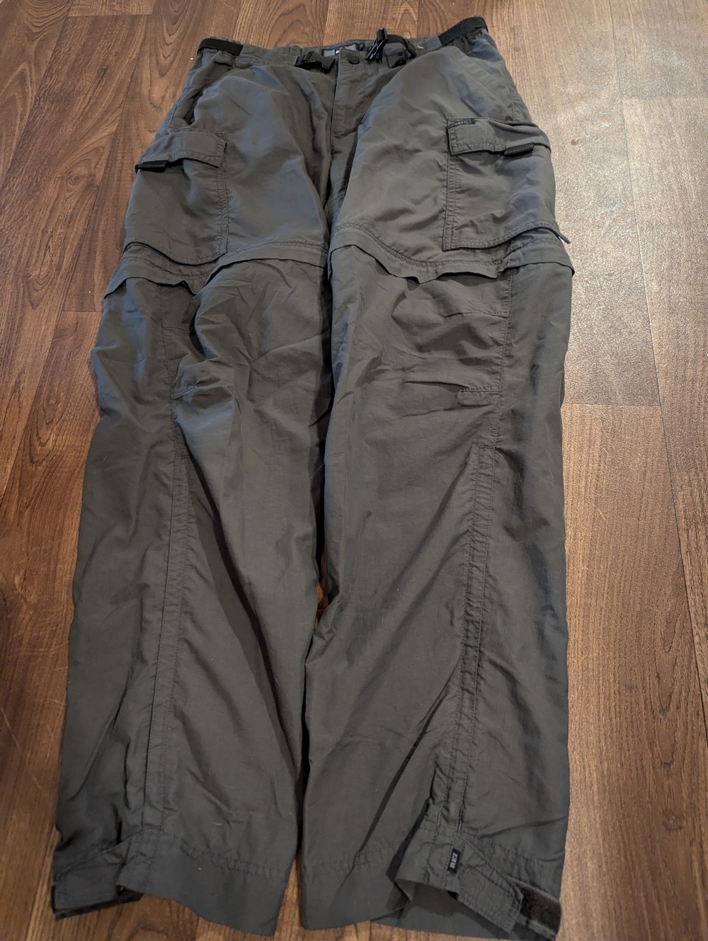 REI Co-op Convertible Pants Womens Size 6 Gray Hiking Zip Off Cargo Upf 50+